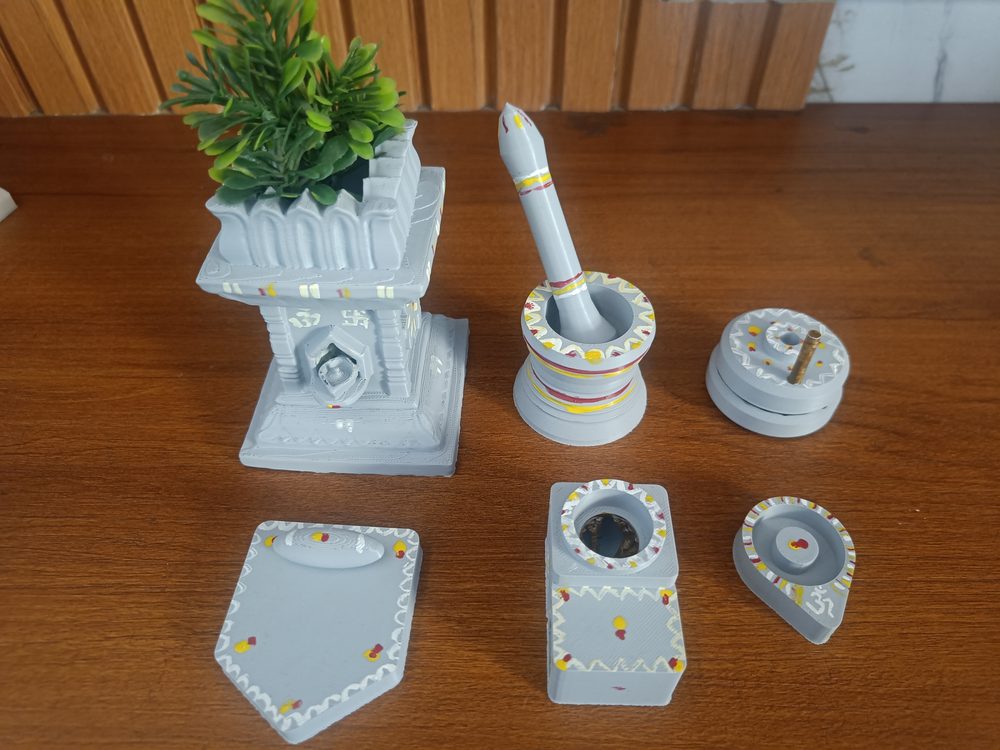 3D printed Tulsi Vrindavan with pooja set Pune